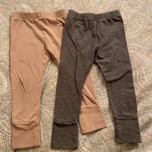 The Simple Folk leggings. 2 pair 2/3T